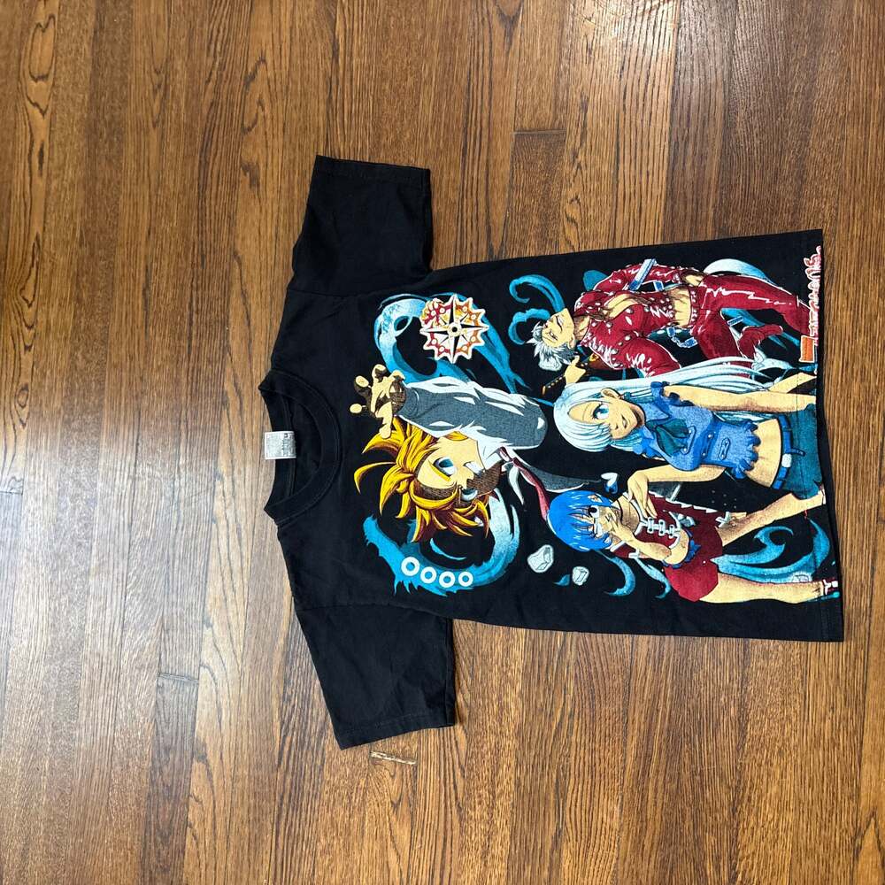 The Seaven Deadly Sins Anime Graphic T-Shirt, Black Thessh, Shonen Manga Fan